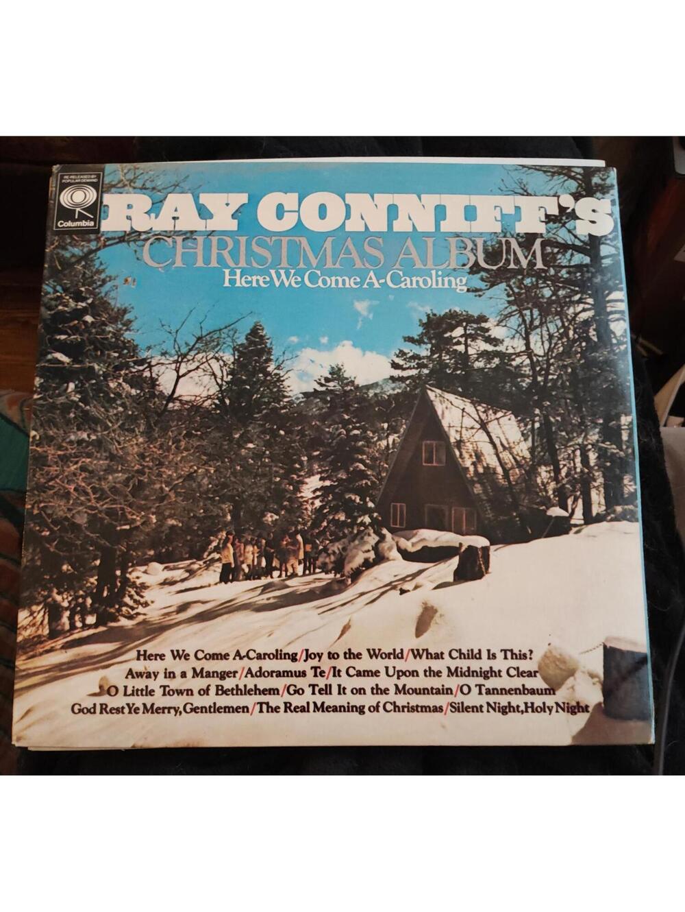 PROMO Ray Conniff Here We Come A-Caroling LP Christmas M/NM